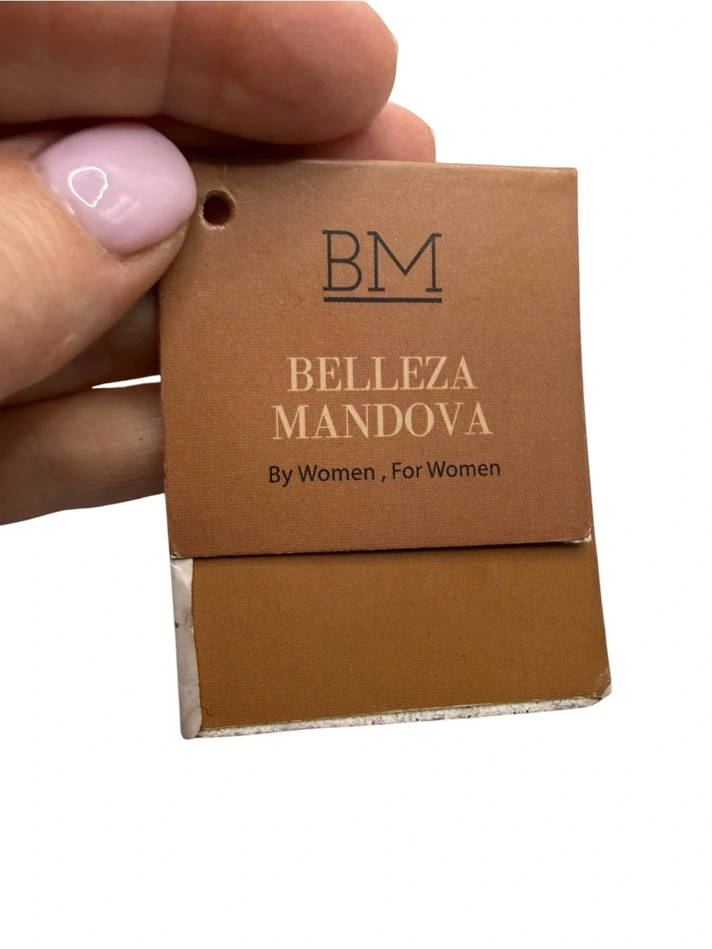 Belleza Mandoza Brown Woven Leather Wristlet with Coin Pouch NWT